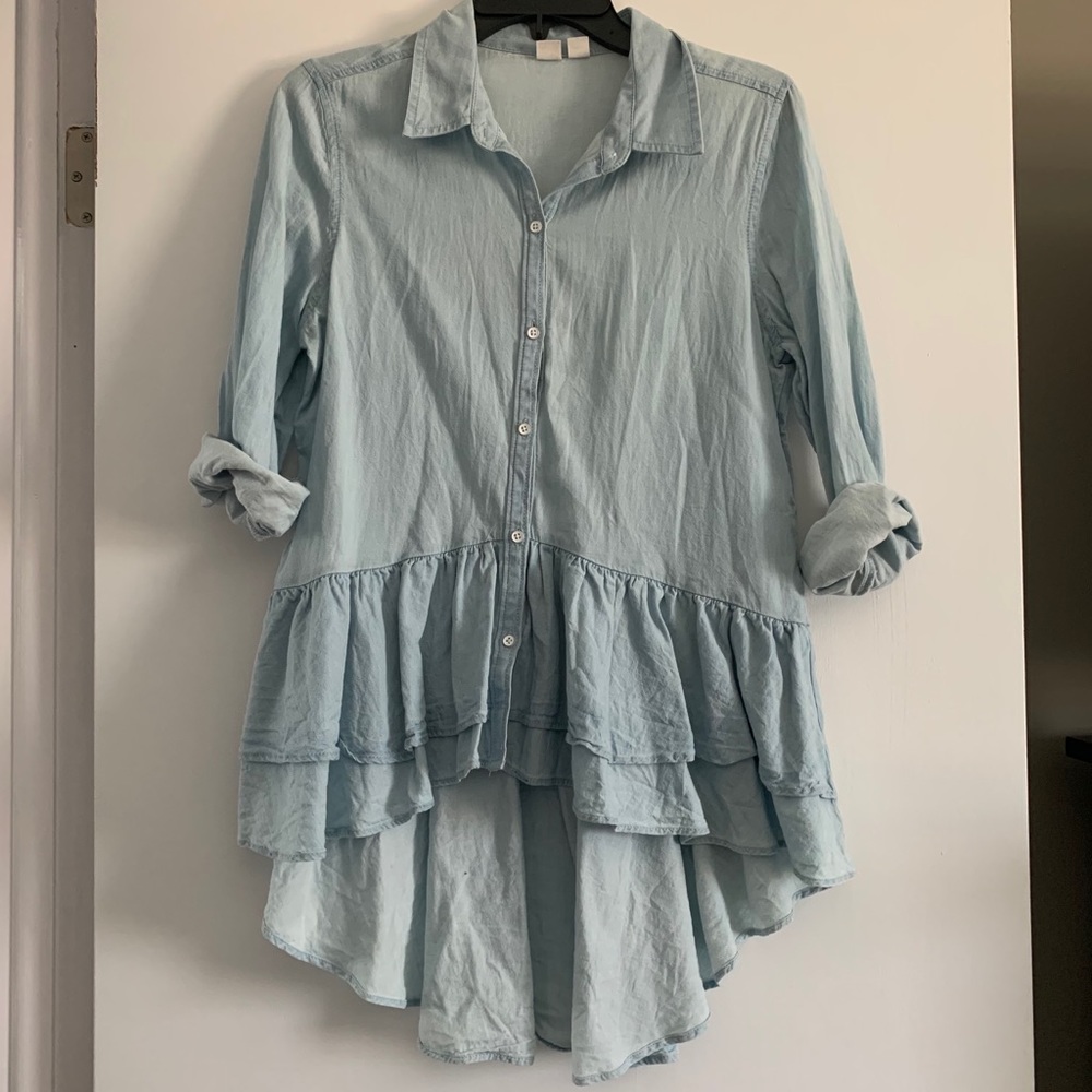 Chambray Button-up